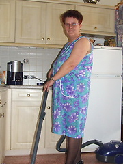 This naughty housewife loves to get naked